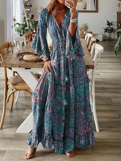 Bohemian Maxi Dress - Kristen