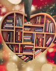 Book Lover's Heart Ornament