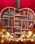 Book Lover's Heart Ornament
