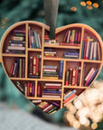 Book Lover's Heart Ornament