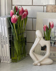 Books about Flowers - Book Vase