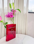 Books about Flowers - Book Vase