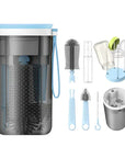 Bottle Cleaning Kit - Handy on the go - Baby bottle brush & cleaner