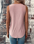 Boudicca - Eyelet Solid Tank Top