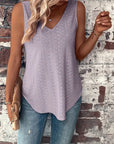 Boudicca - Eyelet Solid Tank Top