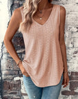 Boudicca - Eyelet Solid Tank Top