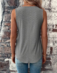 Boudicca - Eyelet Solid Tank Top