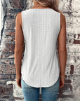 Boudicca - Eyelet Solid Tank Top