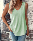 Boudicca - Eyelet Solid Tank Top