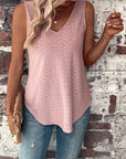 Boudicca - Eyelet Solid Tank Top