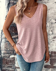 Boudicca - Eyelet Solid Tank Top