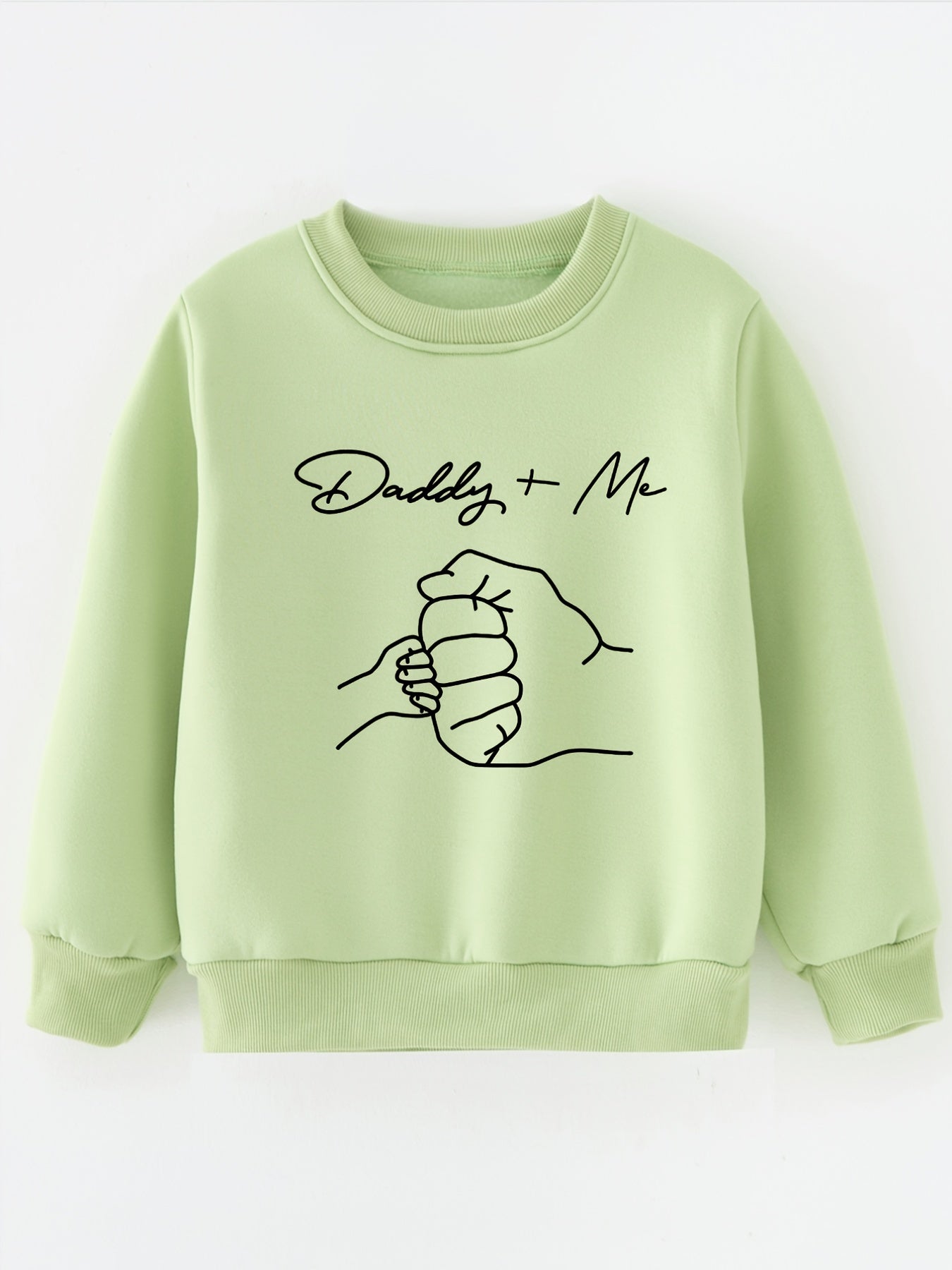 Boys' Casual Sweater with Long Sleeves and Graphic Pattern, Round Neck - Leandro