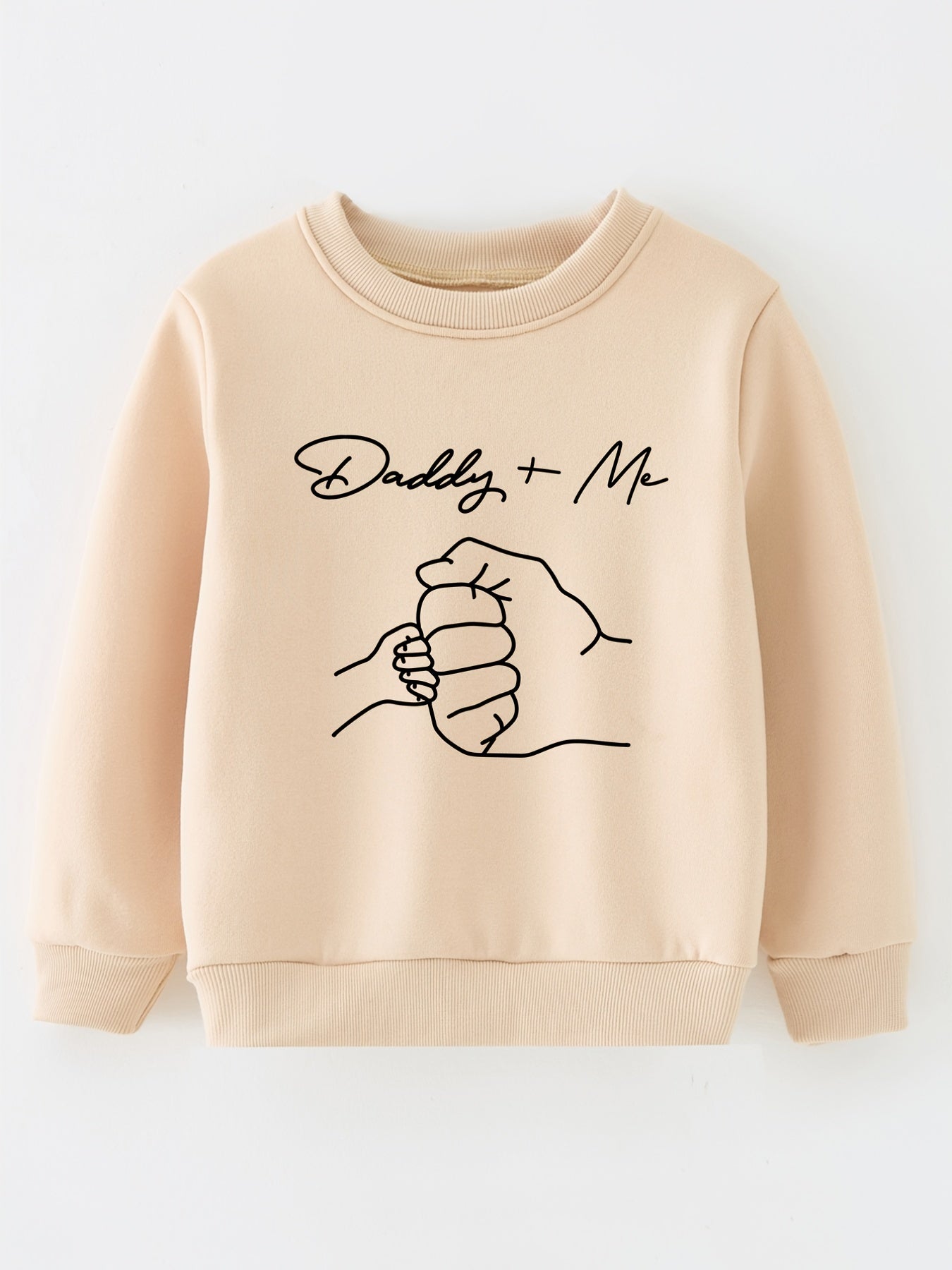 Boys' Casual Sweater with Long Sleeves and Graphic Pattern, Round Neck - Leandro