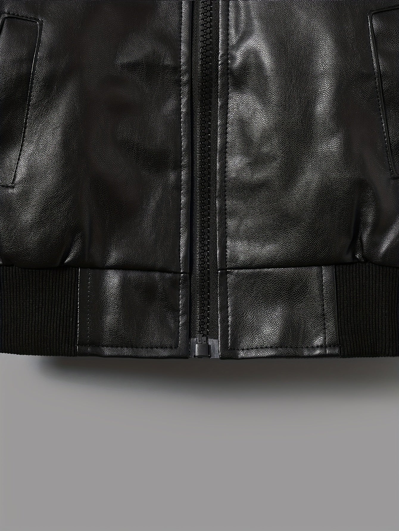 Boys' Cool Jacket with Stand-Up Collar and Zip - Raffy