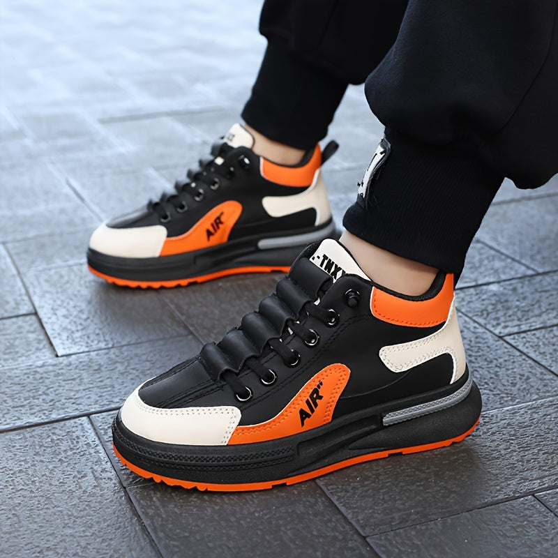 Boys' Shoes, Comfortable Non-Slip Lace-Up Shoes with Soft Sole - Leon