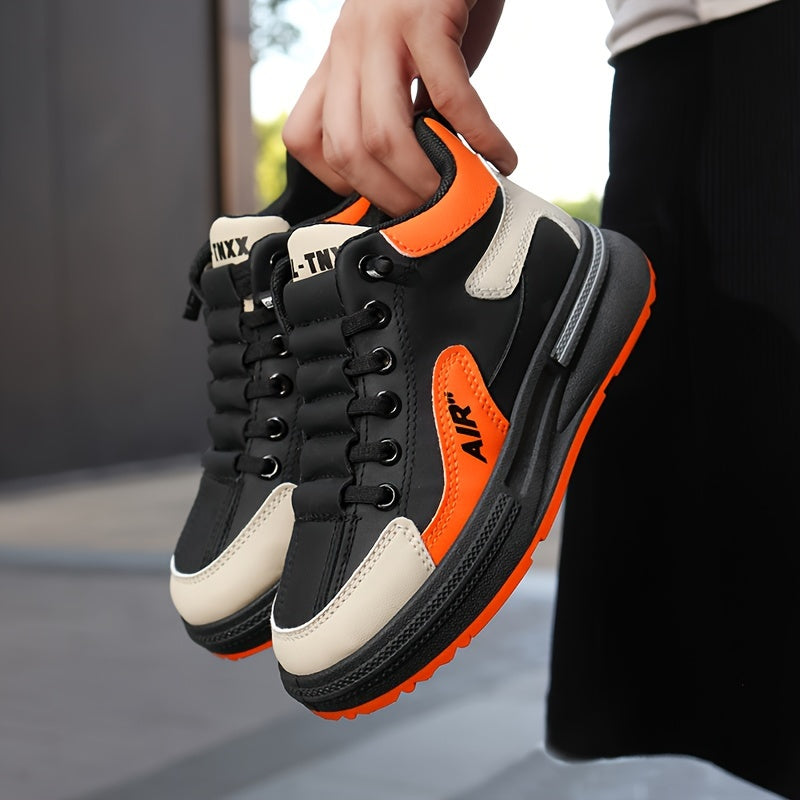 Boys' Shoes, Comfortable Non-Slip Lace-Up Shoes with Soft Sole - Leon