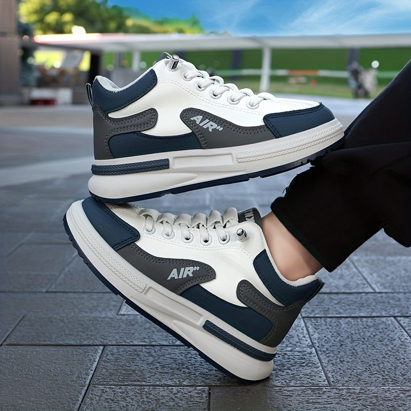 Boys' Shoes, Comfortable Non-Slip Lace-Up Shoes with Soft Sole - Leon