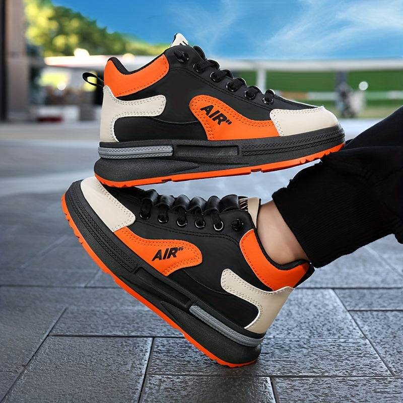 Boys' Shoes, Comfortable Non-Slip Lace-Up Shoes with Soft Sole - Leon