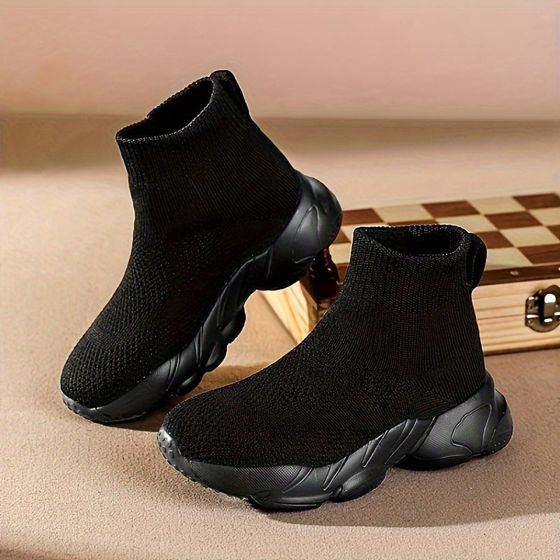 Boys' and Girls' Sock Shoes Woven Breathable Shoes - Lucky