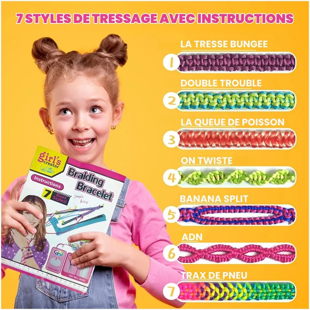 BraceletFun - Braid kit for children