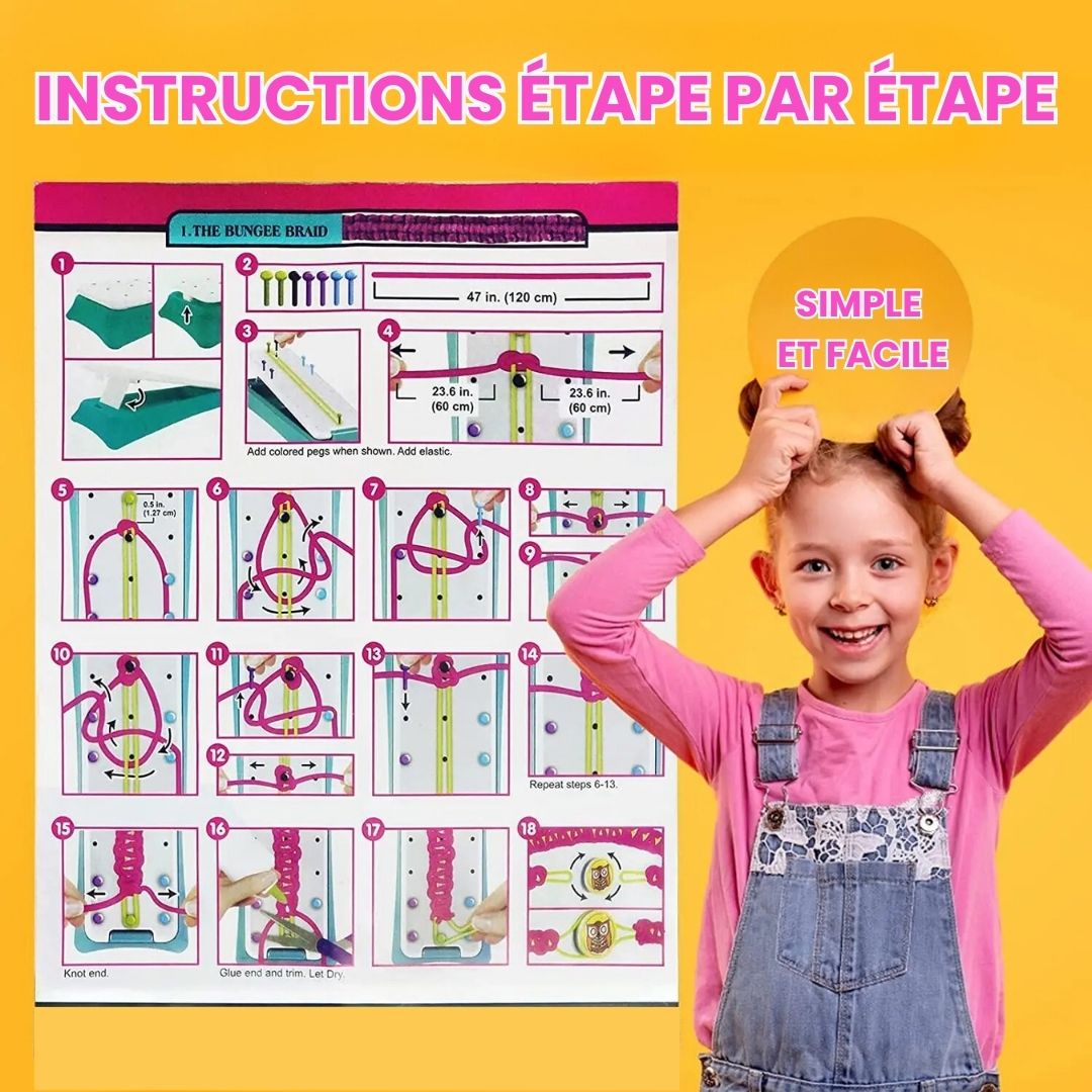 BraceletFun - Braid kit for children