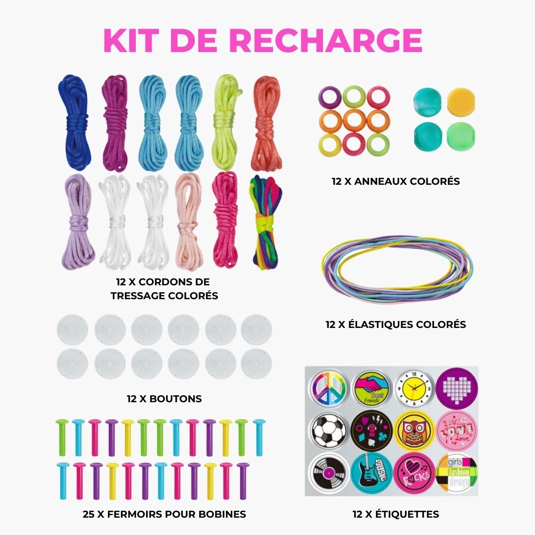 BraceletFun - Braid kit for children