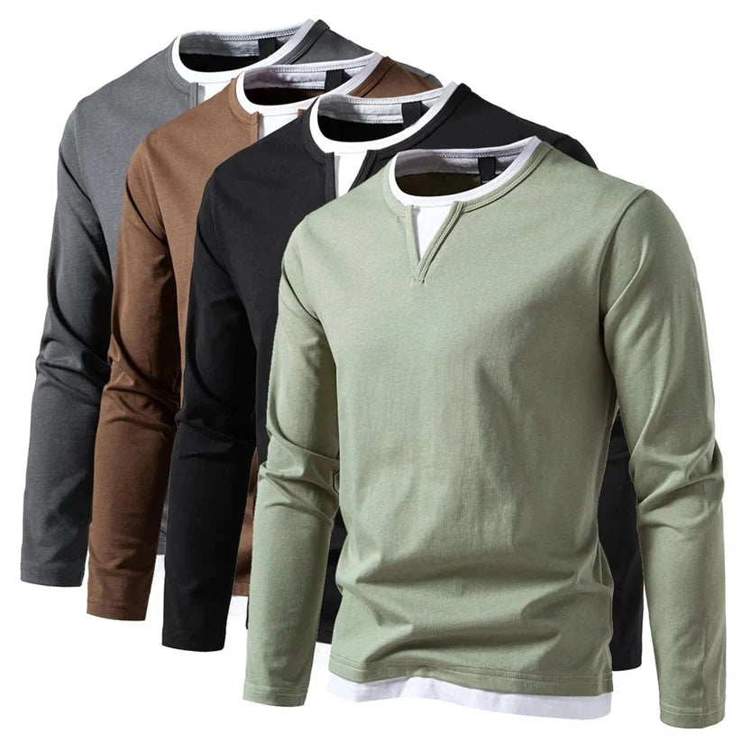 Brannock – Long Sleeve V-Neck Shirt