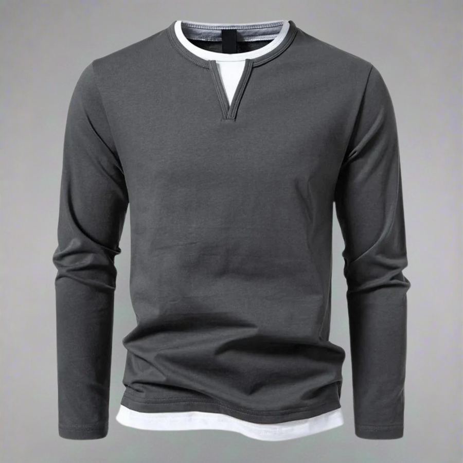 Brannock – Long Sleeve V-Neck Shirt