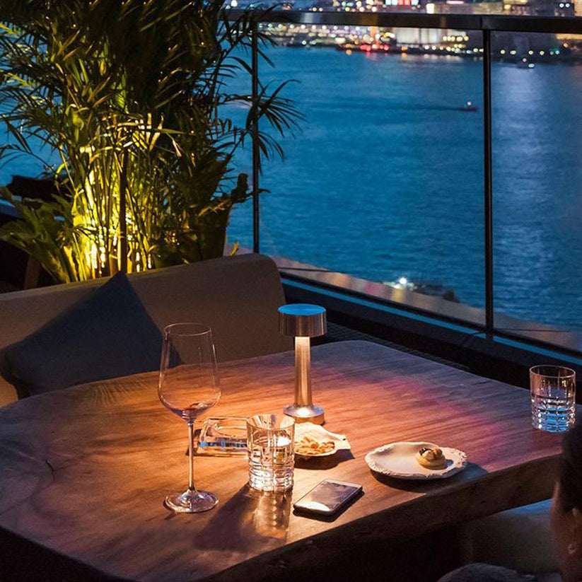 BrassGlow – Restaurant Bar Table Lamp