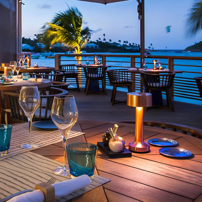 BrassGlow – Restaurant Bar Table Lamp