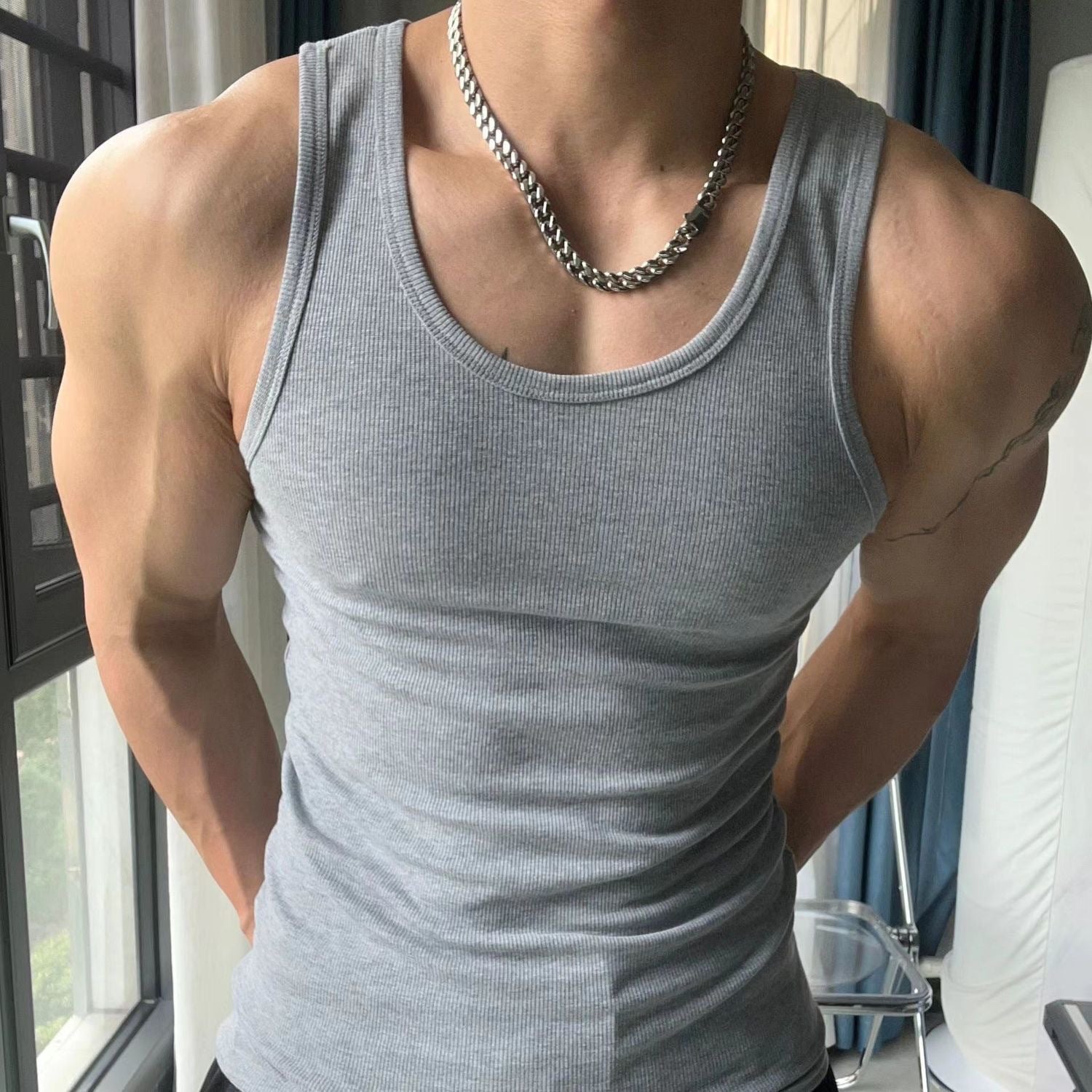 Breathable Summer Tank Top for Men