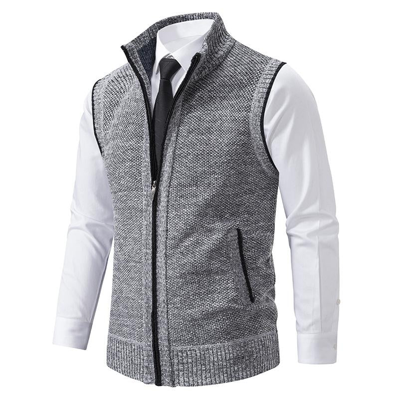 Bremer – Knitted Sleeveless Fleece Gilet