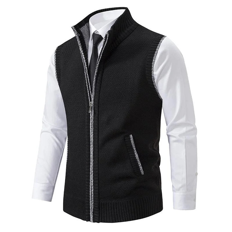 Bremer – Knitted Sleeveless Fleece Gilet
