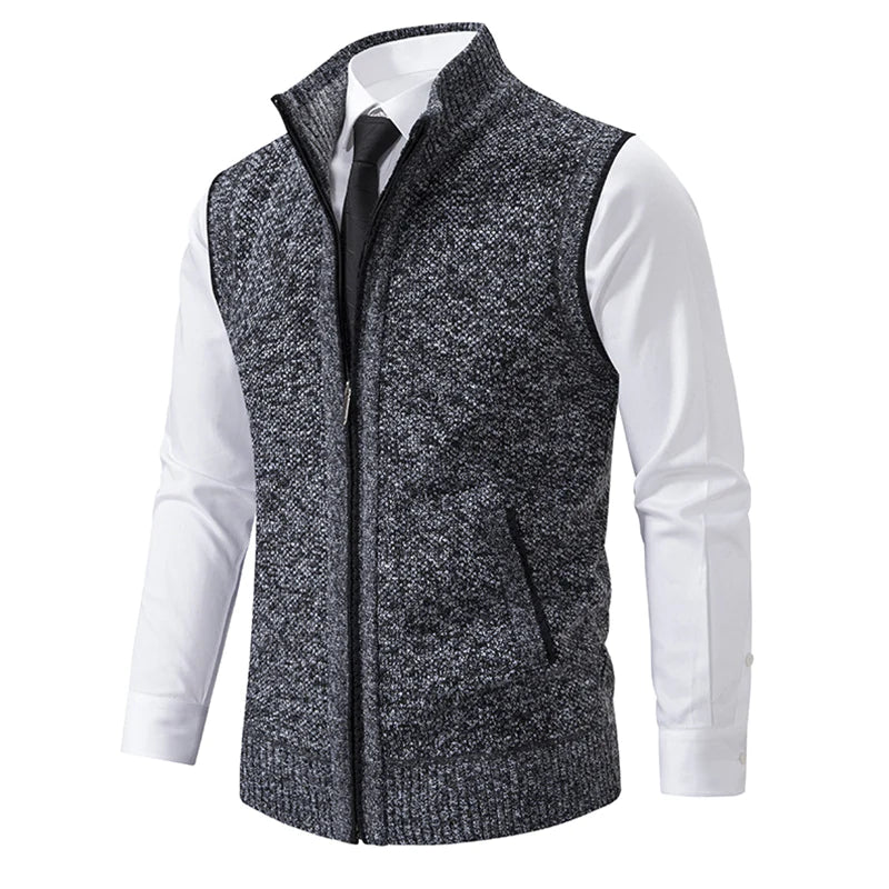 Bremer – Knitted Sleeveless Fleece Gilet