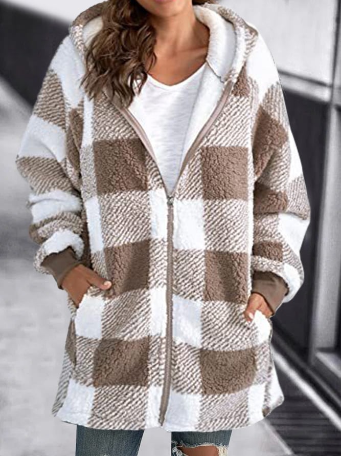 Brietta – Oversized Hooded Sweater Coat
