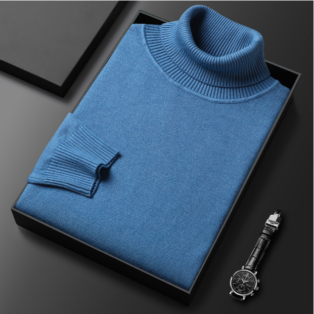 Brylon - Luxe Men's Roll Neck Jumper