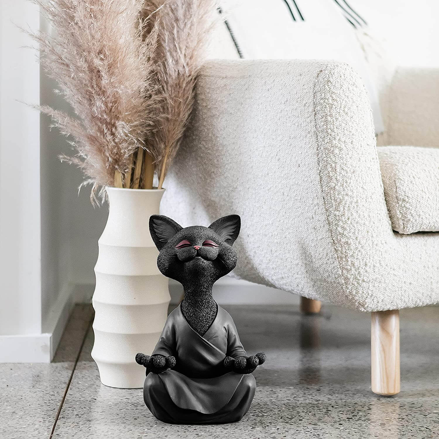 Buddha Cat Figurine