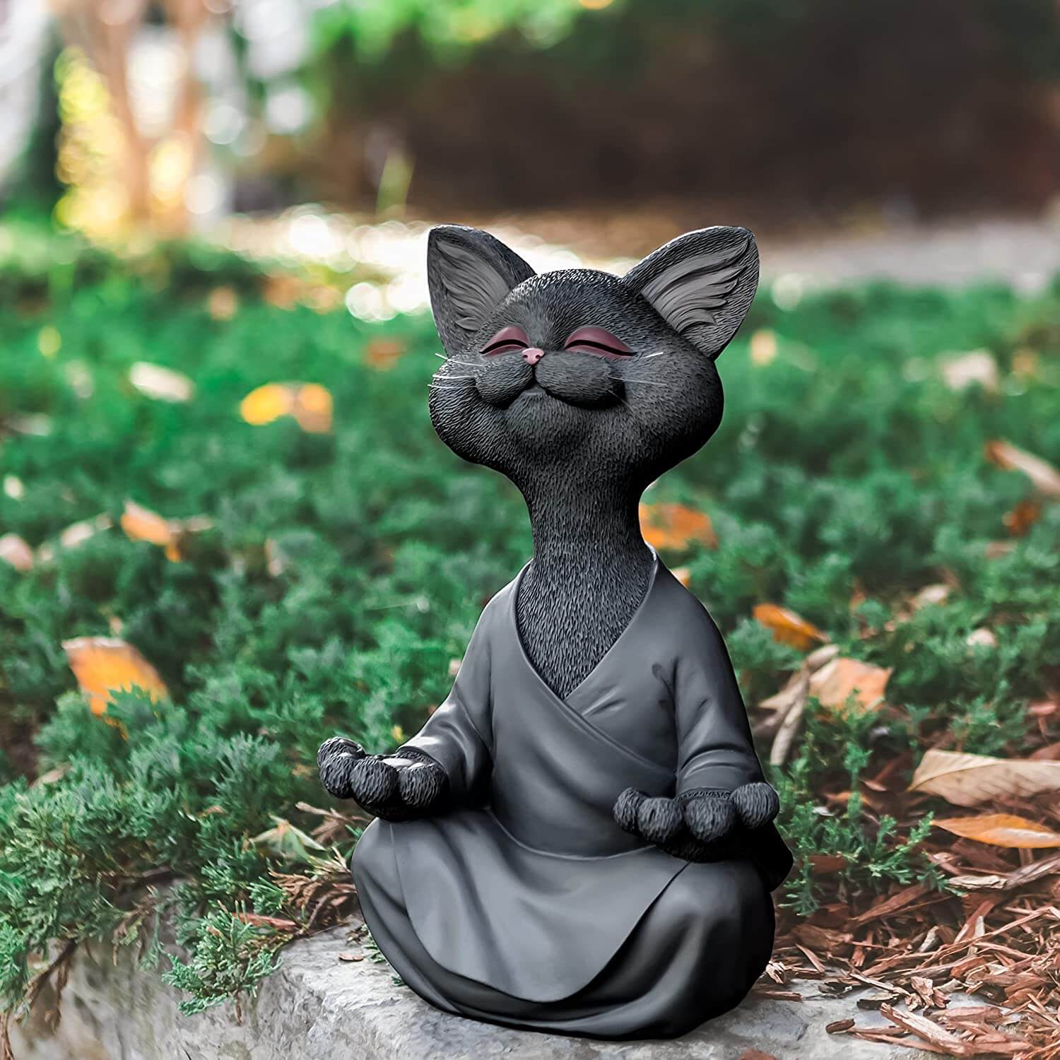Buddha Cat Figurine