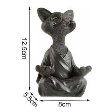 Buddha Cat Figurine