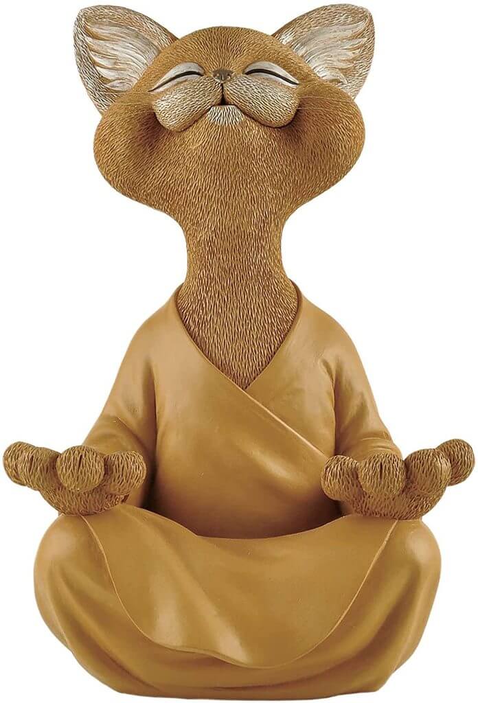 Buddha Cat Figurine