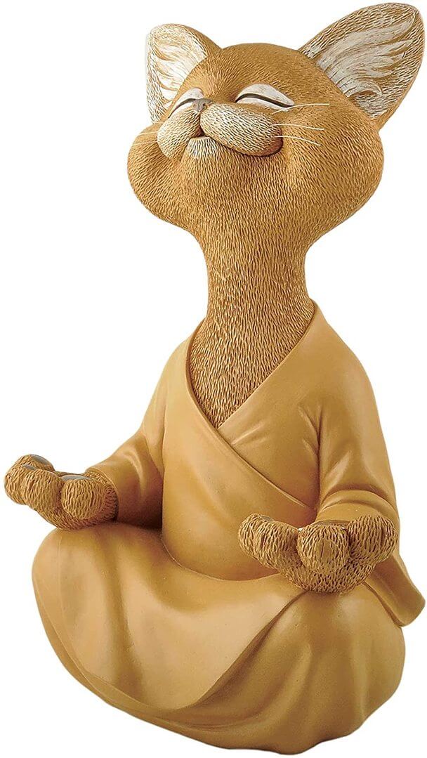 Buddha Cat Figurine