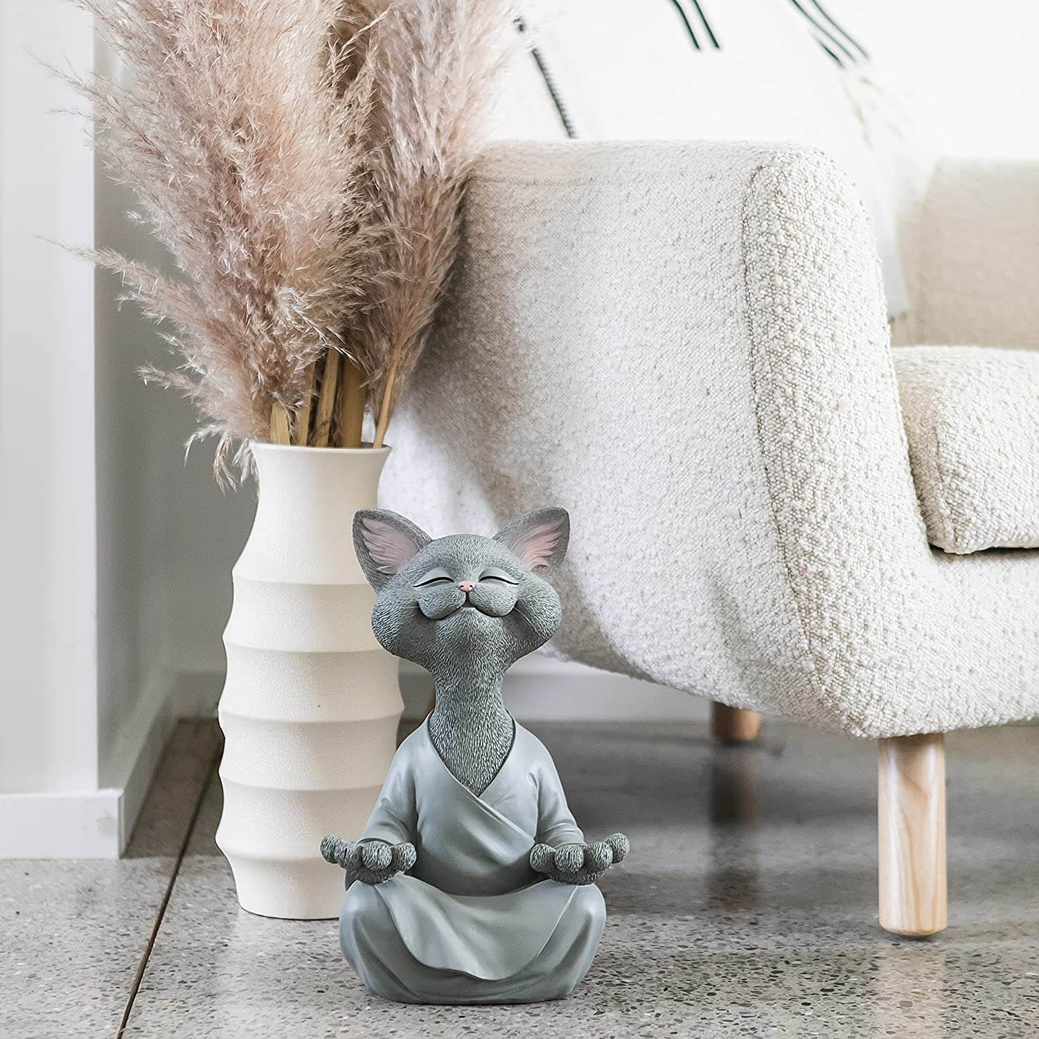 Buddha Cat Figurine