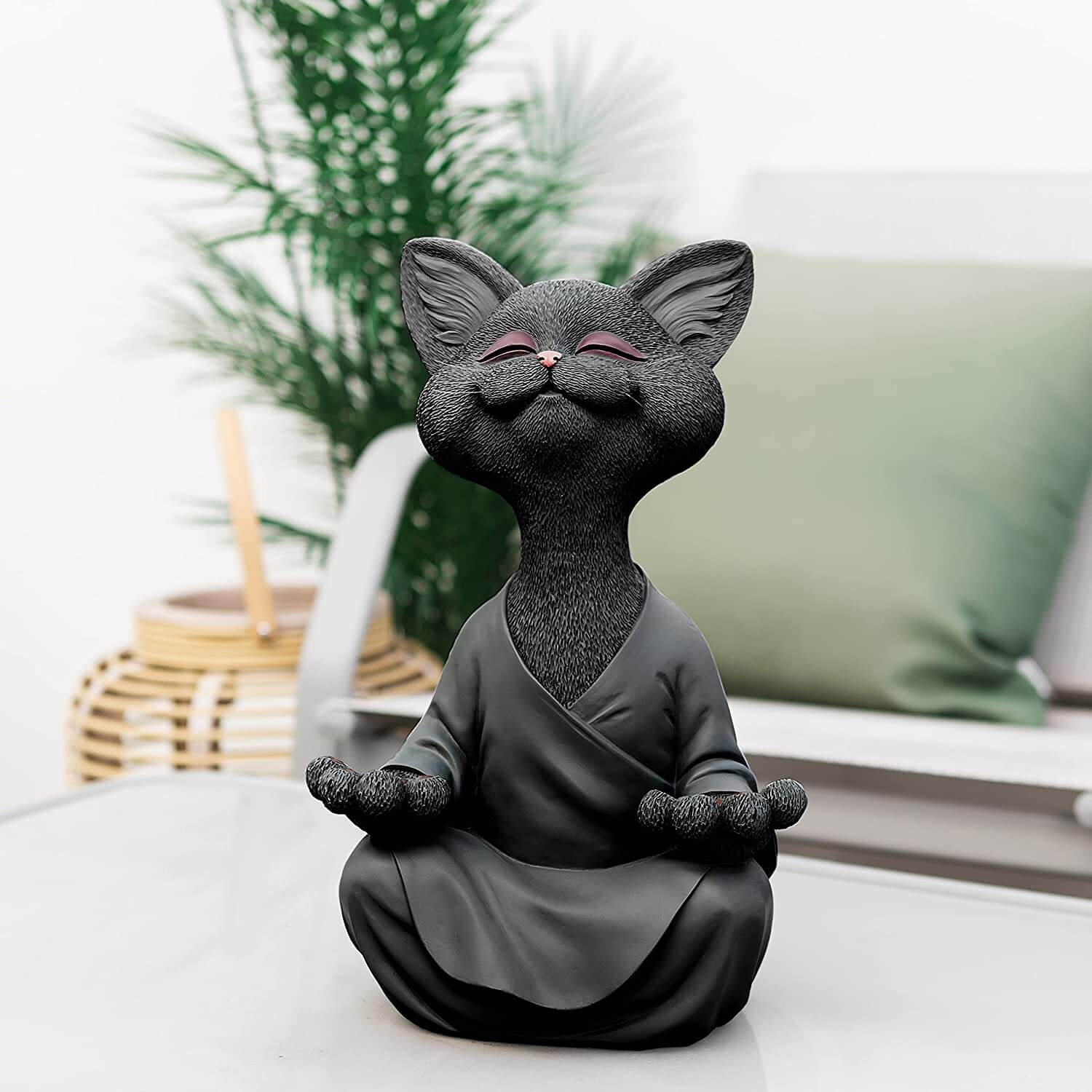 Buddha Cat Figurine