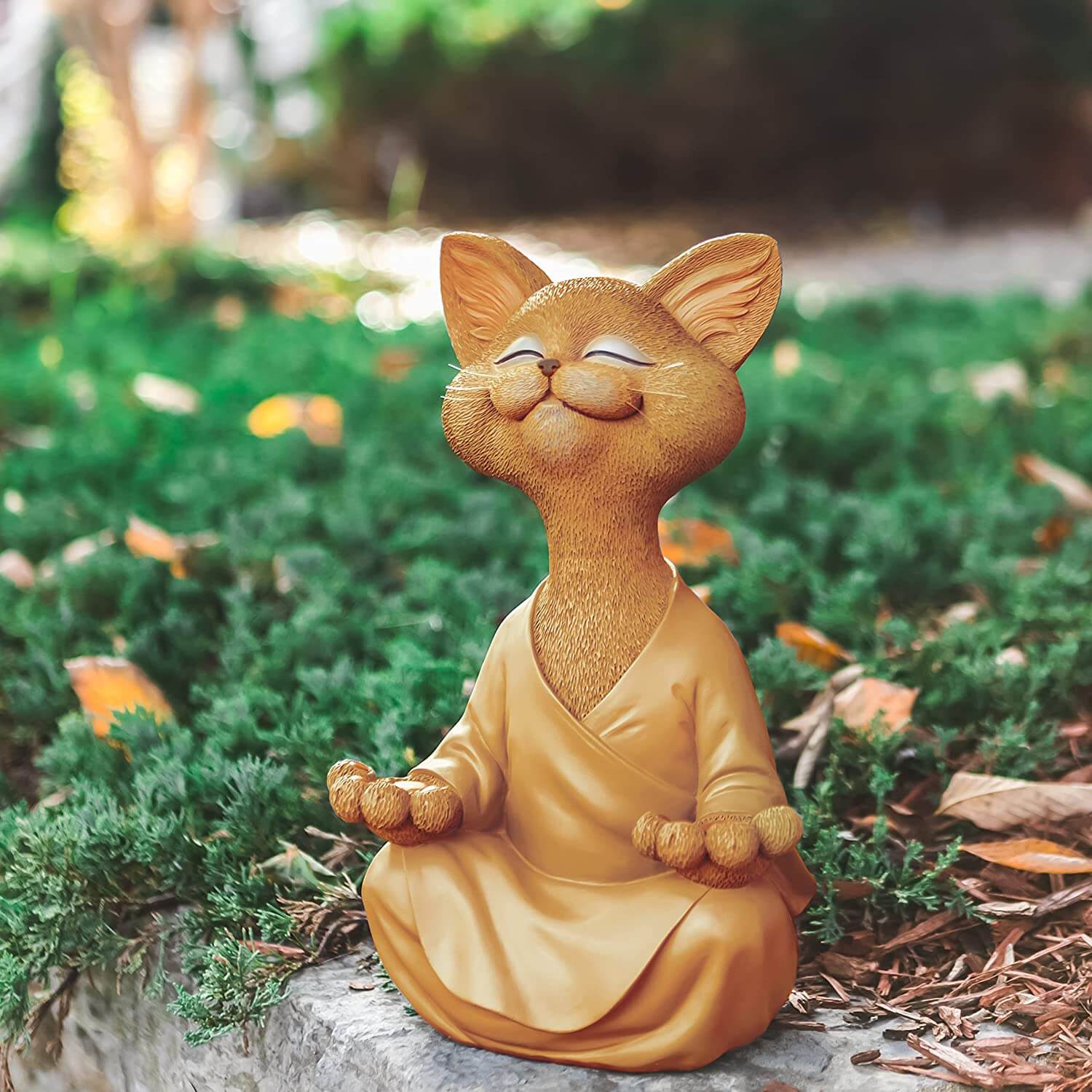 Buddha Cat Figurine
