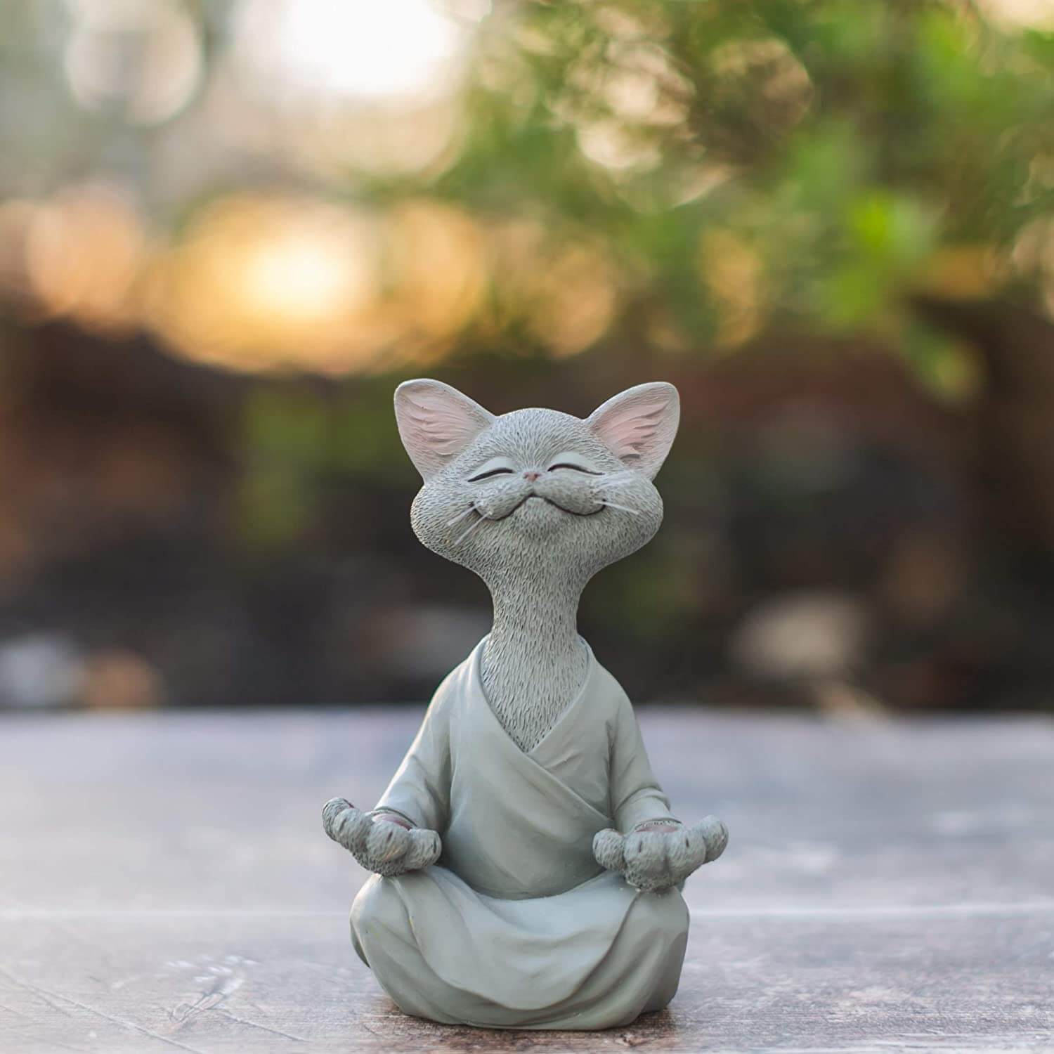 Buddha Cat Figurine