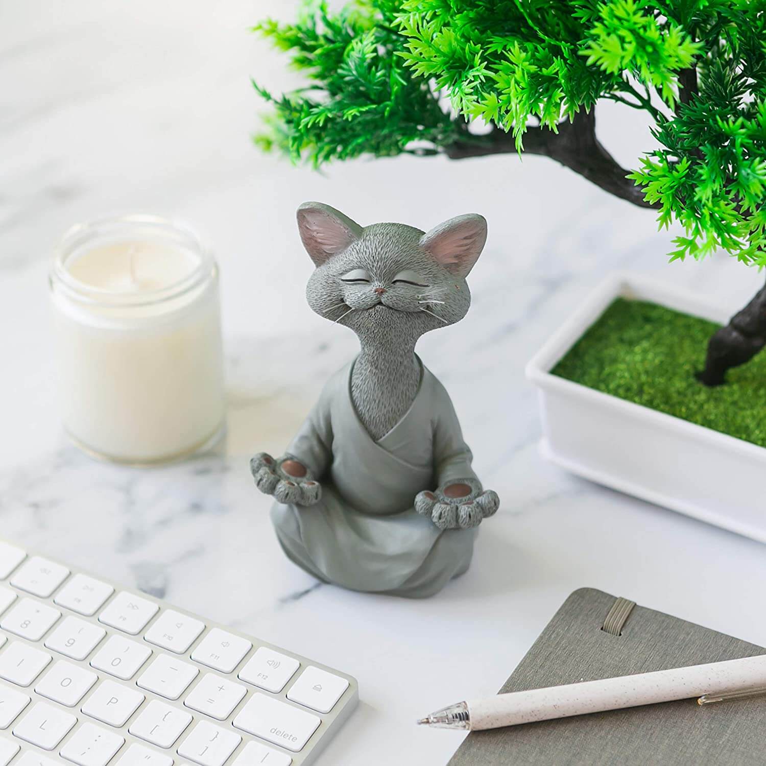 Buddha Cat Figurine