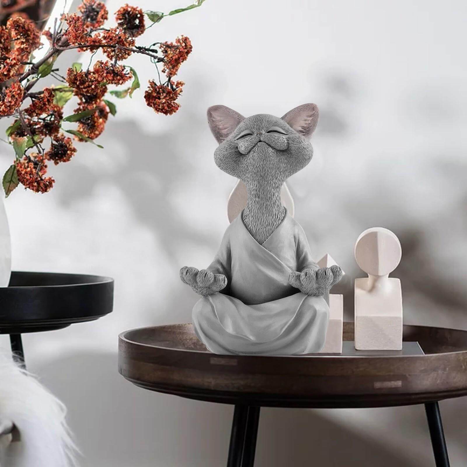 Buddha Cat Figurine