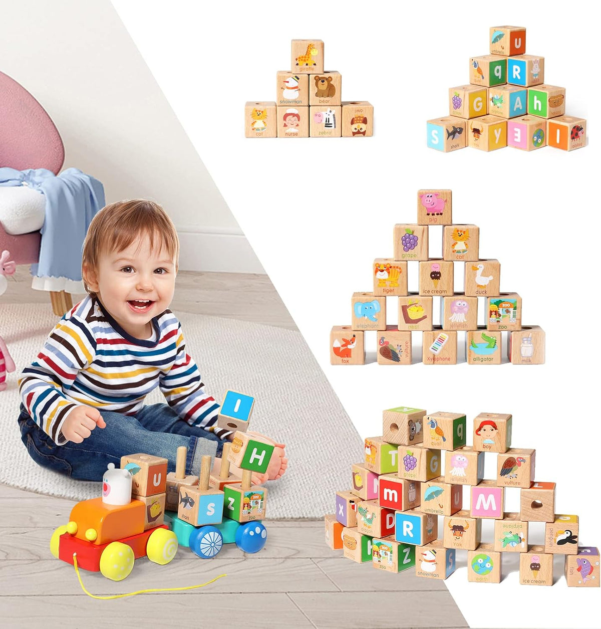 Problem Solving Building Blocks Building Block Train - Promotes Precision and Problem-Solving Skills ...