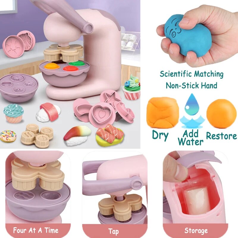 BurgerMaker Set - Culinary Fun - Burger maker Kitchen Toys