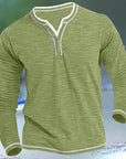 Burkhardt - Long-Sleeved Shirt with V-Neck